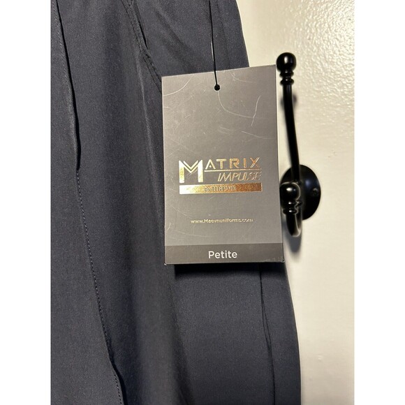 Matrix Impulse By Maevn Scrub Pants NWT Charcoal Grey Womens Small Petite - Picture 2 of 7